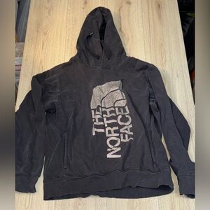 The North Face black grey Hoodie hooded sweatshirt sweater